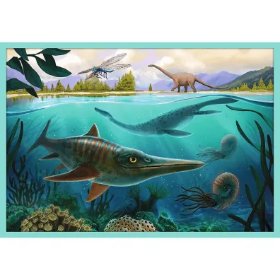 Puzzle 10w1 Poznaj wszystkie dinozaury Trefl