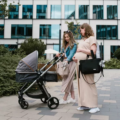 Babyono Torba dla mamy do wzka CARMEN czarny