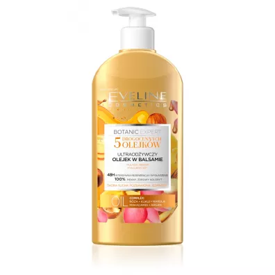 Eveline Cosmetics Botanic Expert 5 Drogocennych Olejk�w ultraod�ywczy olejek w balsamie 350 ml