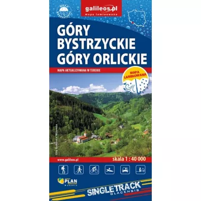 Mapa - G�ry Bystrzyckie i G�ry Orlickie 1:40 000