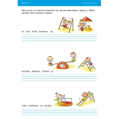 Karty pracy z �wiczeniami korekcyjno-kompensacyjnymi. Klasy 1-3