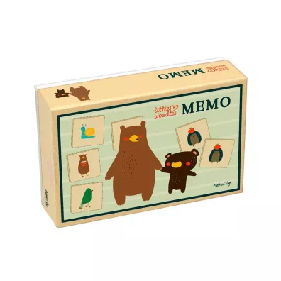 Memory. Little Woodies Barbo Toys
