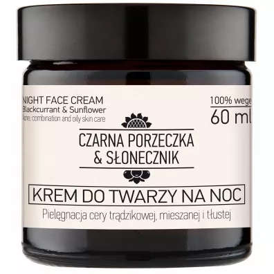Nova Krem do twarzy na noc do cery trdzikowej, mieszanej i tustej 60 ml