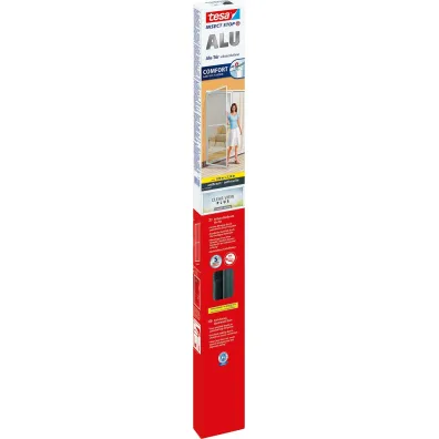 Tesa Moskitiera do drzwi aluminiowa rama antracyt 1,0m x 2,2m comfort
