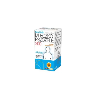 Apipolfarma Mleczko Pszczele 300 mg Suplement diety 45 tab.