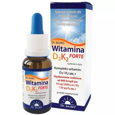 Dr Jacob`s Witamina D3 K2 Forte Suplement diety 20 ml