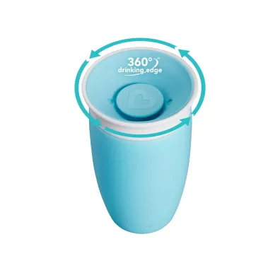 Kubek Munchkin Miracle 360&deg; 296ml niebieski