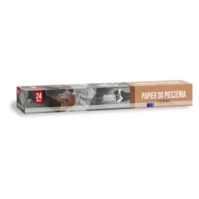 Anna Zaradna Papier do pieczenia br�zowy - opakowanie z ucinark� 24 m