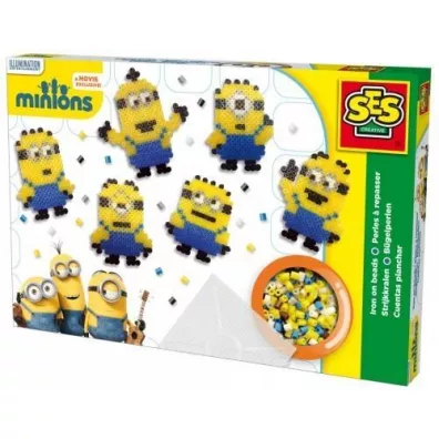 Koralikowe prasowanki - Minionki du�y zestaw Ses Creative - Minionki