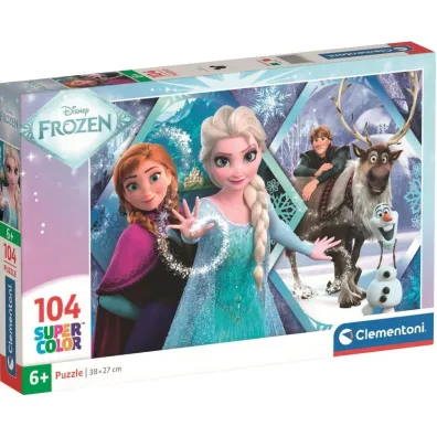 Puzzle 104 el. SuperColor. Frozen Clementoni