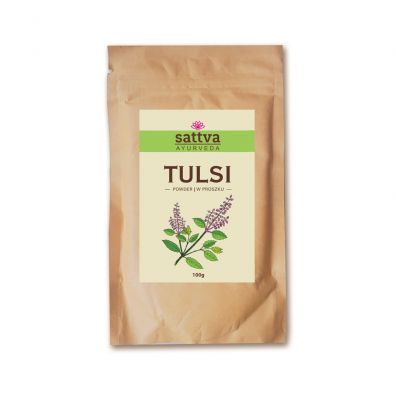 Sattva Powder zioła w proszku do włosów Tulsi 100 g