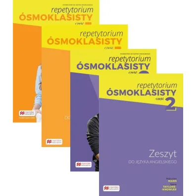 Pakiet. Repetytorium �smoklasisty. Cz�� 1 i 2: Podr�cznik do j�zyka angielskiego, Zeszyt do j�zyka angielskiego