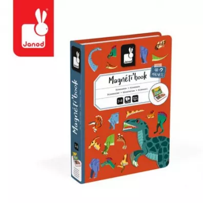 Puzzle Magnetyczna uk�adanka Dinozaury Magnetibook Janod