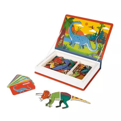 Puzzle Magnetyczna uk�adanka Dinozaury Magnetibook Janod