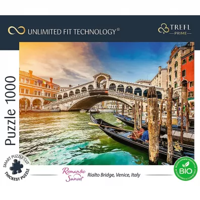 Puzzle 1000 el. Rialto Bridge, Venice, Italy Trefl