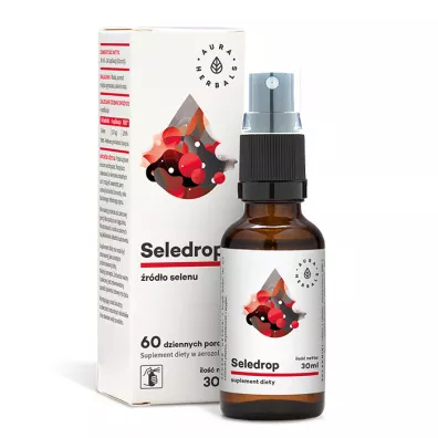 Aura Herbals Seledrop, selen 110 µg, selenian IV sodu Suplement diety 30 ml
