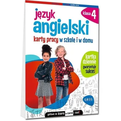 J�zyk angielski. Karty pracy w szkole i w domu. Klasa 4