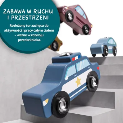 Transporter samochod�w i tor wy�cigowy 2w1, 36m+ Top Bright