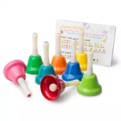 Zestaw kolorowych dzwoneczk�w do grania One for Fun