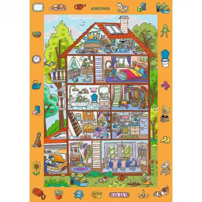 Puzzle obserwacyjne Spy Guy 24 el. W domu Trefl