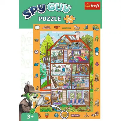 Puzzle obserwacyjne Spy Guy 24 el. W domu Trefl