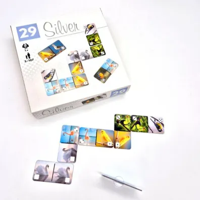 Silver Domino Ptaki