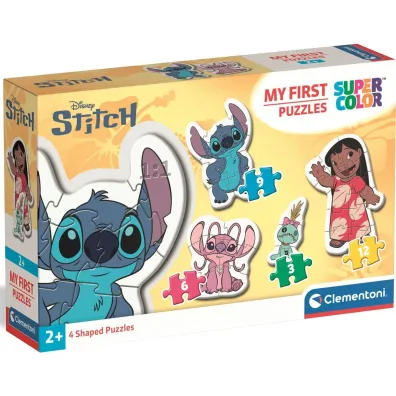 Puzzle Moje Pierwsze 3,6,9,12el Stitch CLEMENTONI 20595 CLM