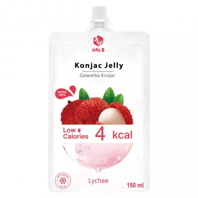 Jelly.B Galaretka Konjac Liczi rolinno-owocowa 150 g