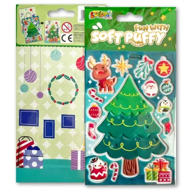Penmate Naklejki puffy Fun with Christmas Tree