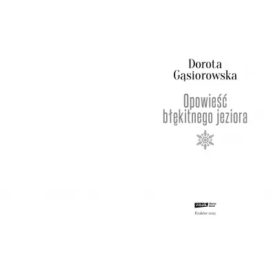 Opowie�� b��kitnego jeziora