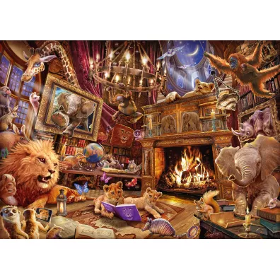 Puzzle  1000 el. Zwierzaki czytaj ksiki Schmidt