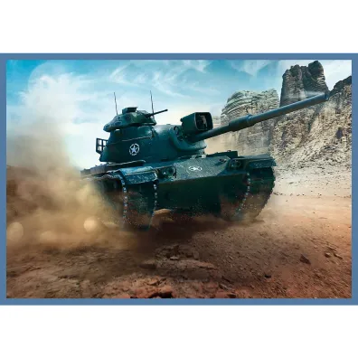 Puzzle 4x250 el. Wielka bitwa czo�g�w Trefl