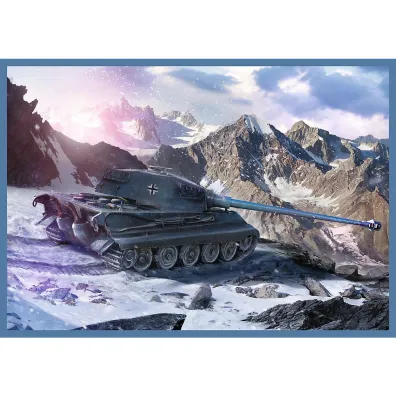Puzzle 4x250 el. Wielka bitwa czo�g�w Trefl