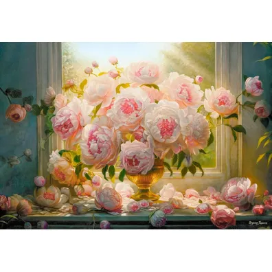 Puzzle 1000 el. Hot Summer Peonies Art Collection CASTORLAND C-105472