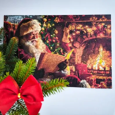 Puzzle drewniane 500 el. Christmas �wi�ty Miko�aj Alexander