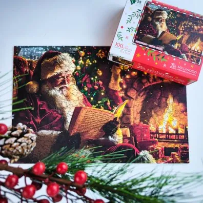Puzzle drewniane 500 el. Christmas �wi�ty Miko�aj Alexander
