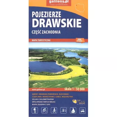 Pojezierze Drawskie. Cz�� zachodnia. Mapa turystyczna 1:50 000