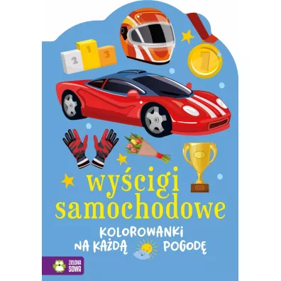 Kolorowanki na kad pogod. Wycigi samochodowe
