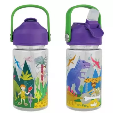 Floss & Rock Butelka tritanowa 450ml Dinozaury