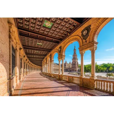 Puzzle 1000 el. Spanish Square, Seville, Spain Castorland