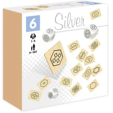 Silver kostki z piktogramami