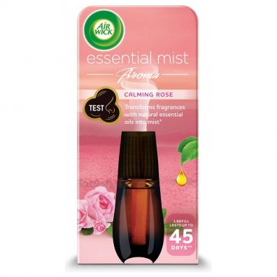 Air Wick Essential Mist Aroma kojący wkład do automatycznego odświeżacza o zapachu róży 20 ml