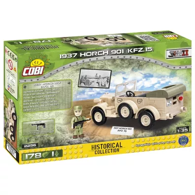 HC WWII 1937 Horch 901 178 klockw 2256
