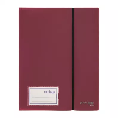 Album ofertowy A4 40kosz. z gumk� bordowy STRIGO