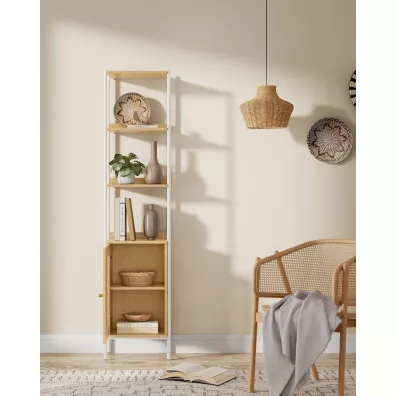 Rega z rattanow szafk 6 poziomw be
