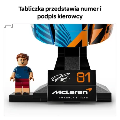LEGO Editions Formula 1 Kask Oscar Piastri McLaren Mastercard F1® Team 43017