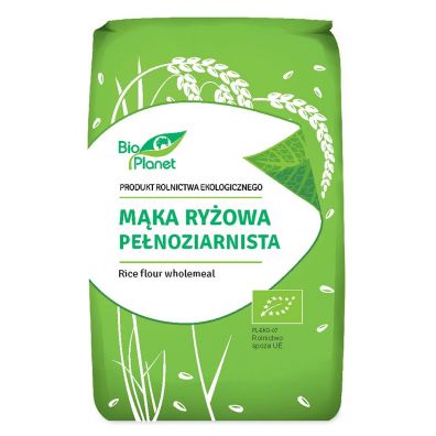 Bio Planet Mąka ryżowa pełnoziarnista 500 g Bio