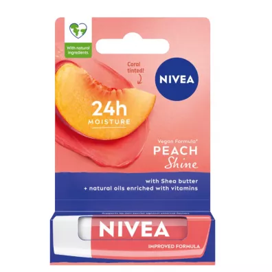 Nivea Piel�gnuj�ca pomadka do ust Peach Shine 4.8 g
