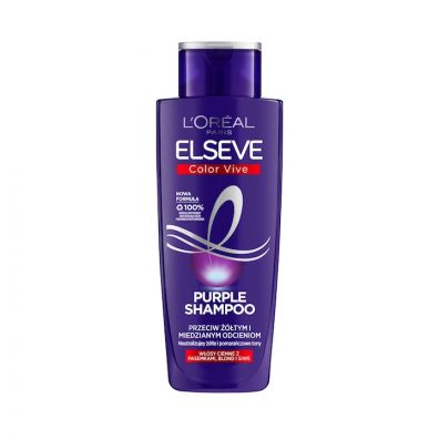 LOreal Paris Elseve Color-Vive Purple Shampoo fioletowy szampon przeciw żółtym i miedzianym odcieniom 200 ml