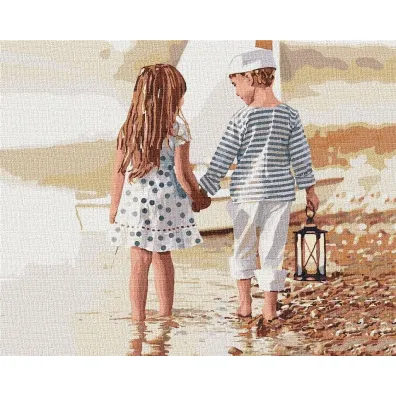 Ideyka Malowanie po numerach - Przyja�� 40x50cm